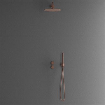 Scandtap termostat brusearmatur f/indbygning - rust